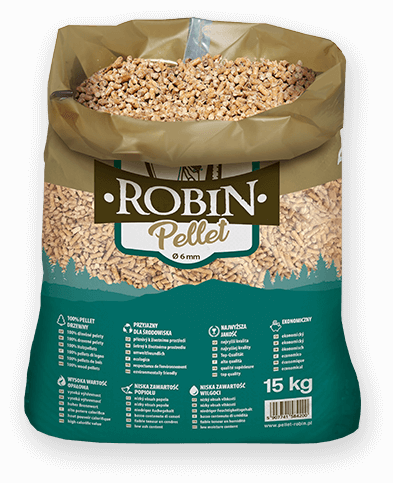 worek pelletu opałowego Robin do kupienia w Klęczewie lub sklepie internetowym